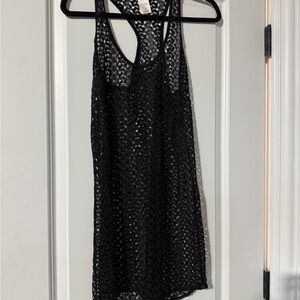 Xhilaration Black Lace Tank Top
